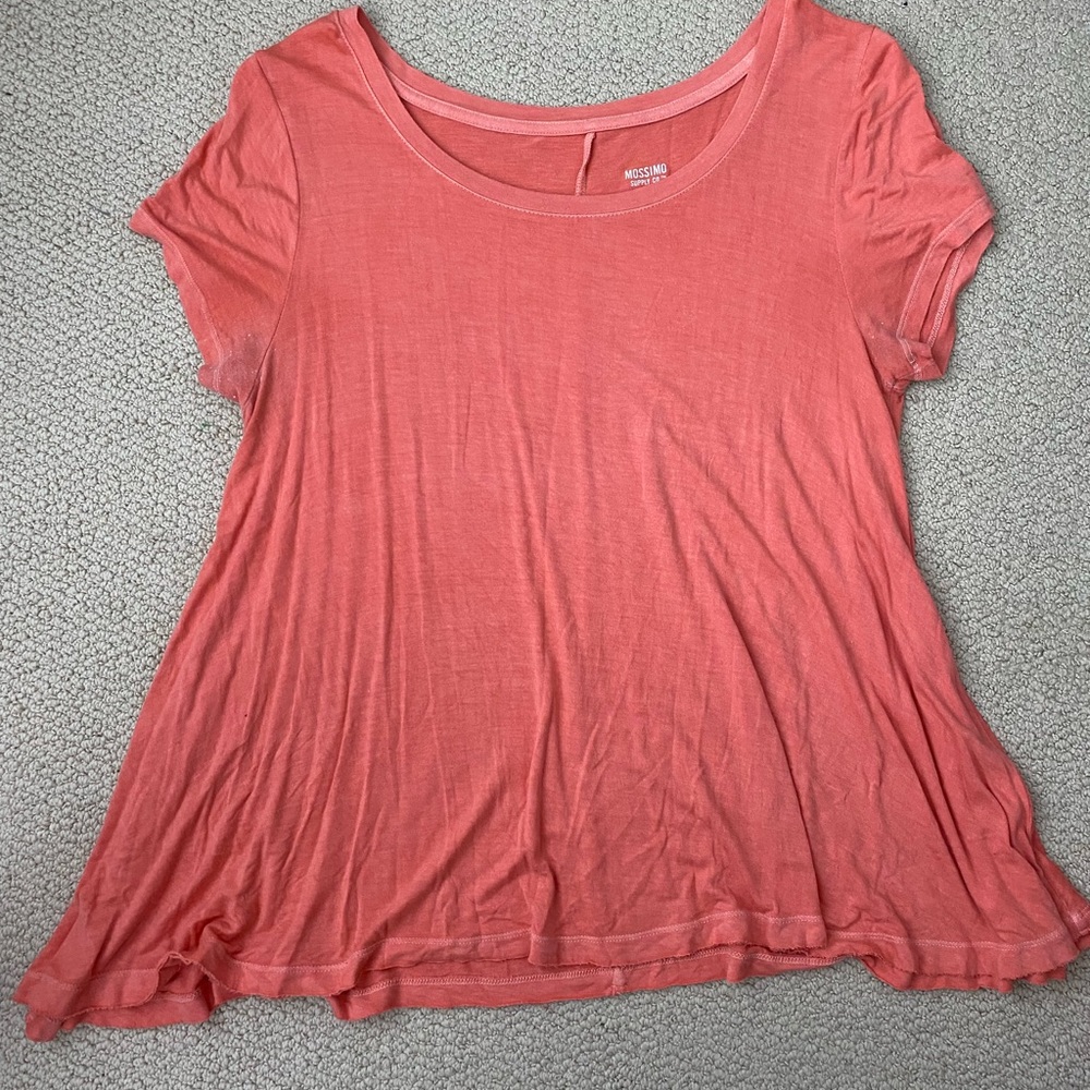 Shirt: Brand: Mossimo Color: Coral Size: Large